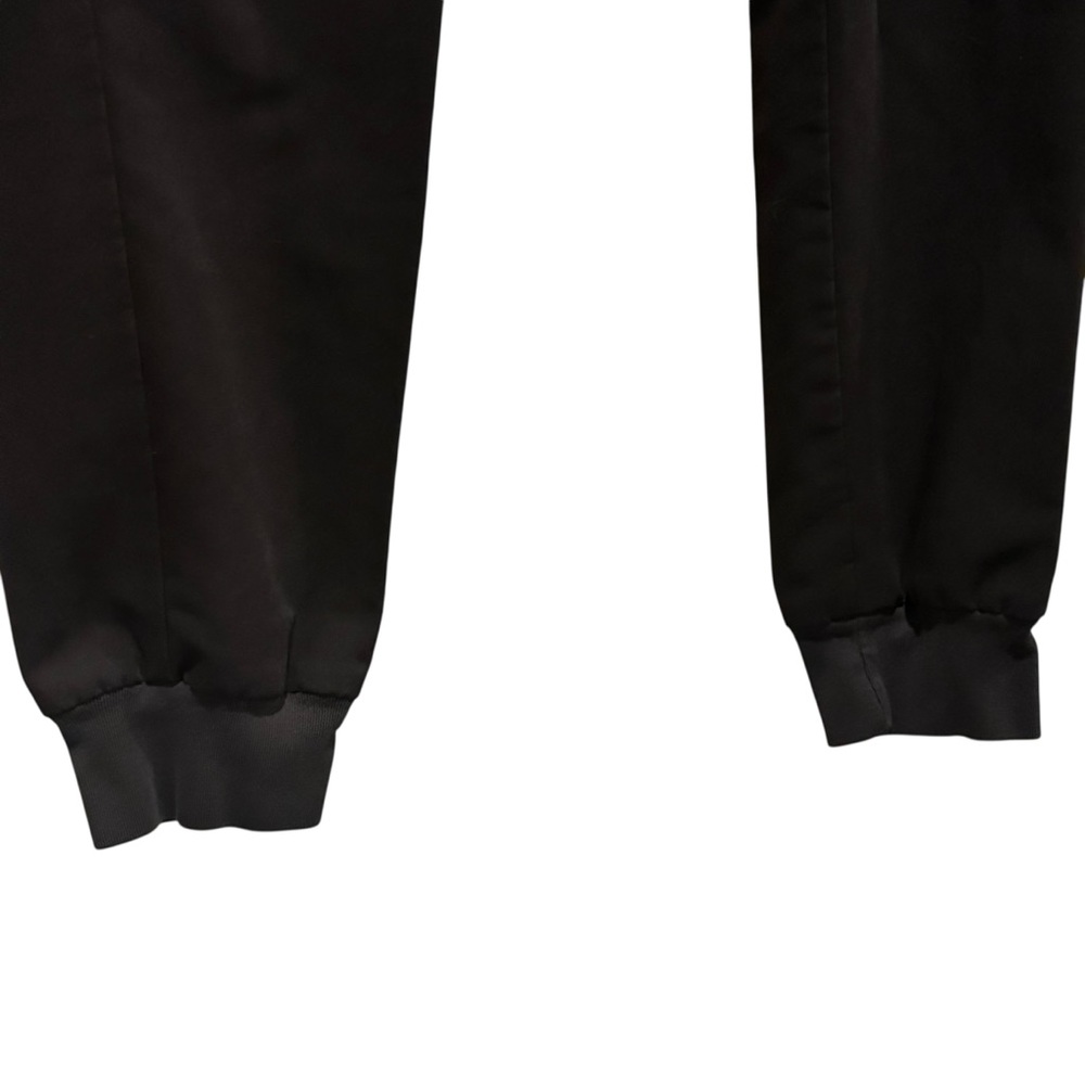 (Sold) Figs ZAMORA Jogger Pants Scrub Women Medium Tall Black Stretch W18SW2005T - Picture 4 of 11